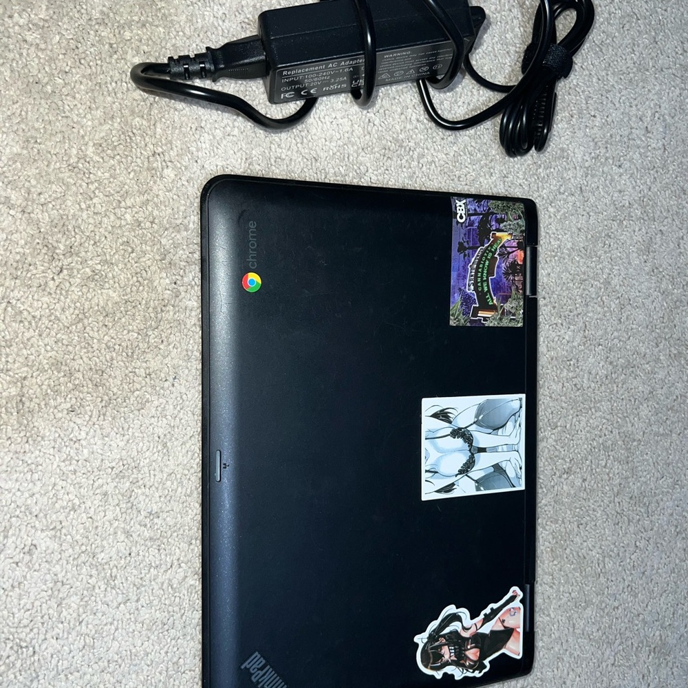 Lenovo Black Chromebook Laptop